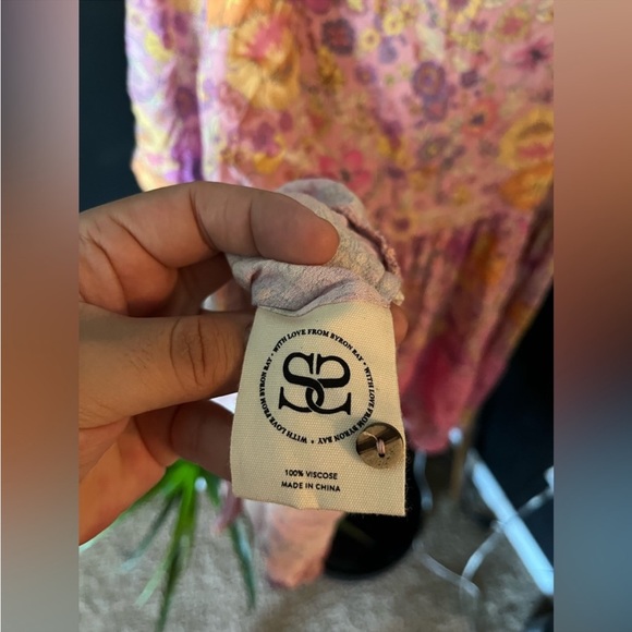 ⭐️SPELL & THE GYPSY COLLECTIVE⭐️ Hibiscus Lane Mini Dress In Musk Size S - Picture 7 of 10